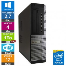 PC Dell Optiplex 9010 DT G630 2.70GHz 4Go/1To SSD Wifi W10