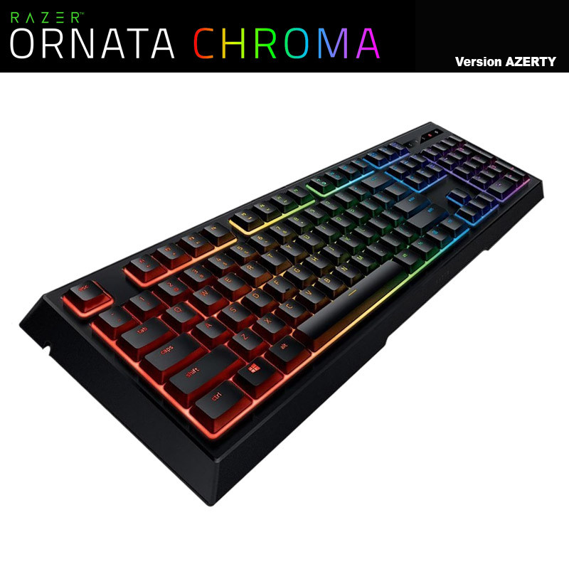 Mechanical Gaming Keyboard Razer Ornata Chroma RZ03-0204 AZERTY RGB Mechanical Gaming Keyboard Razer...