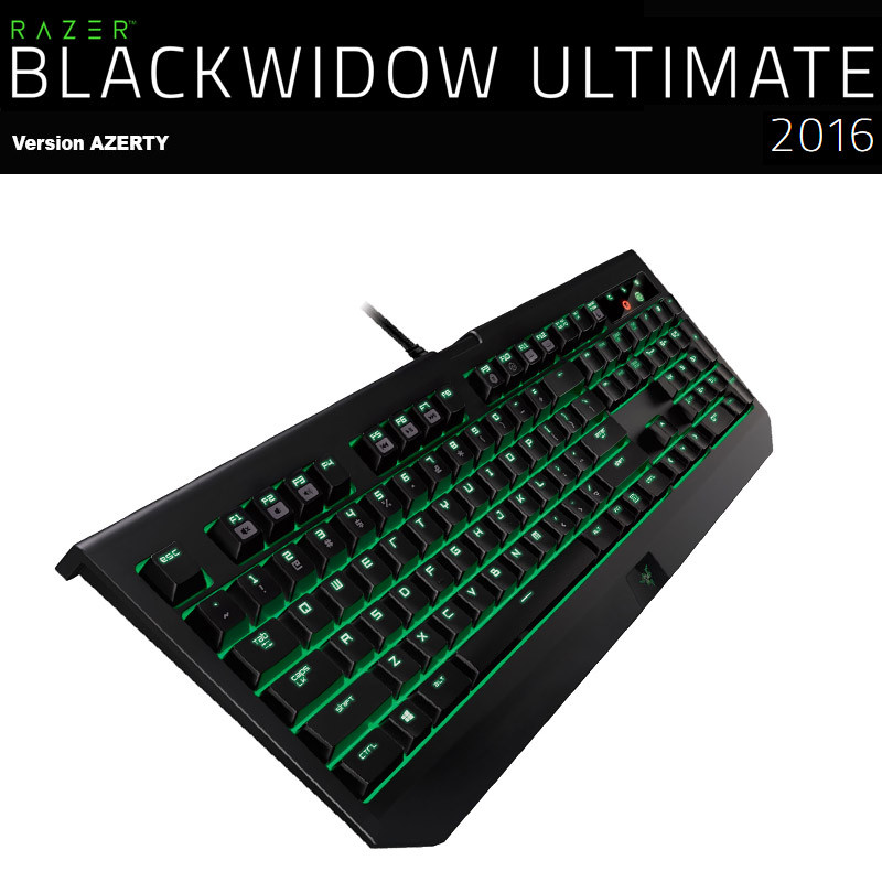 Mechanical Gaming Keyboard Razer BlackWidow Ultimate 2016 RZ03-0170 AZERTY Mechanical Gaming Keyboard Razer...