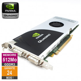 Carte graphique Nvidia Quadro FX 3700 512Mo GDDR3 PCI-e DVI S-Video 462790-001