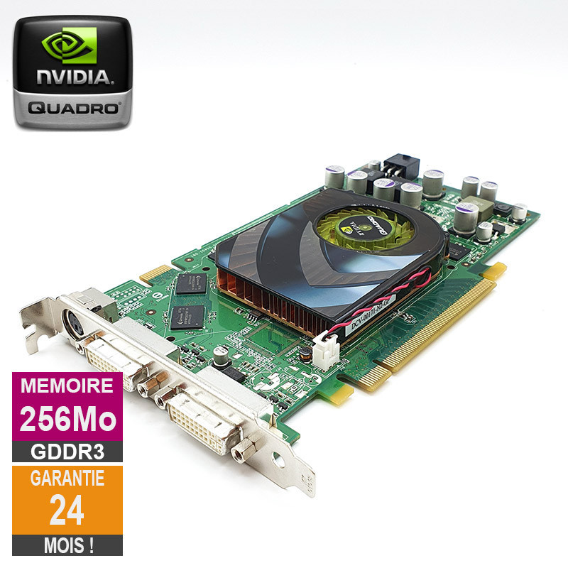 Carte graphique Nvidia Quadro FX 3500 256Mo GDDR3 PCI-e DVI S-Video  413110-001