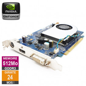 Carte graphique ASUS Nvidia GeForce 8600GT 512Mo GDDR3 PCI-e HDMI DVI S-Video 5188-7647