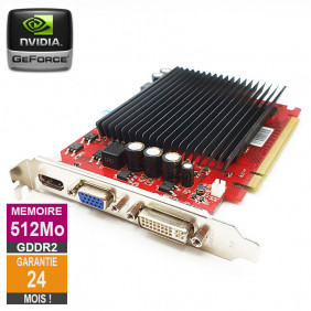 Carte graphique PALIT Nvidia GeForce 9400GT 512Mo GDDR2 PCI-e HDMI DVI VGA NE29400THHD51-PM8796