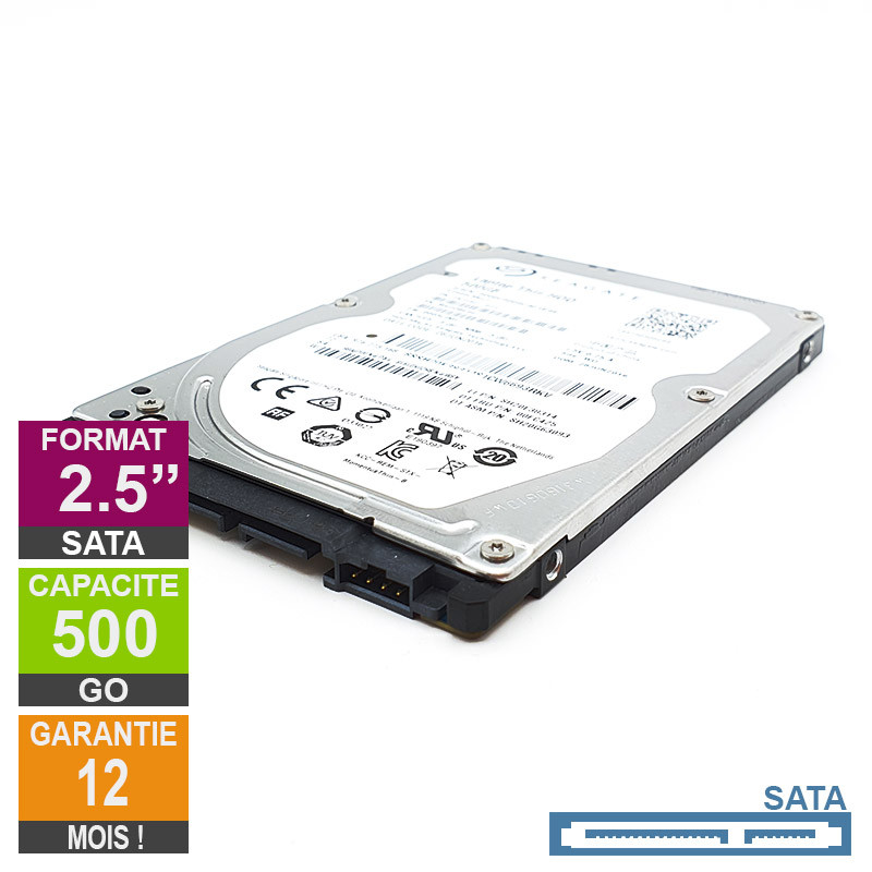 Dell 500Go 7,200 tr/min SATA 2.5pouces Disque Dur