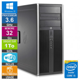 PC HP Elite 8300 CMT i5-3470 3.60GHz 32Go/1To Wifi W10
