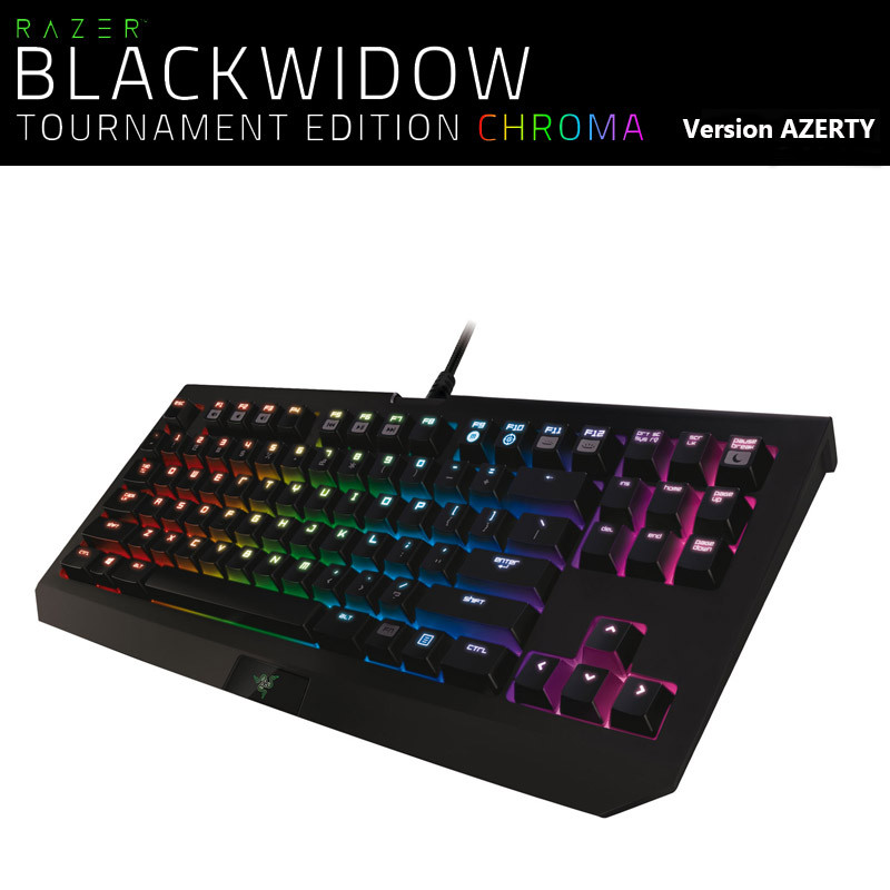 Clavier PC Gamer Mécanique Razer BlackWidow Tournament Chroma RZ03-0143 AZERTY Clavier PC Gamer Mécanique Razer...