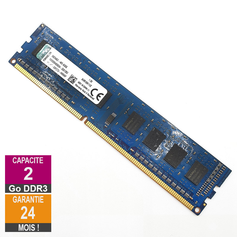 Barrette Mémoire 2Go RAM DDR3