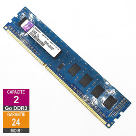 Barrette Mémoire 2Go RAM DDR3 Kingston K1N7HK-ELC DIMM PC3-10600U 1Rx8