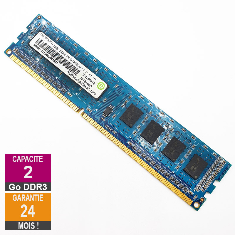 Barrette Mémoire 2Go RAM DDR3
