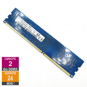 Barrette Mémoire 2Go RAM DDR3 Hynix HMT425U6AFR6C-PB DIMM PC3-12800U 1Rx16