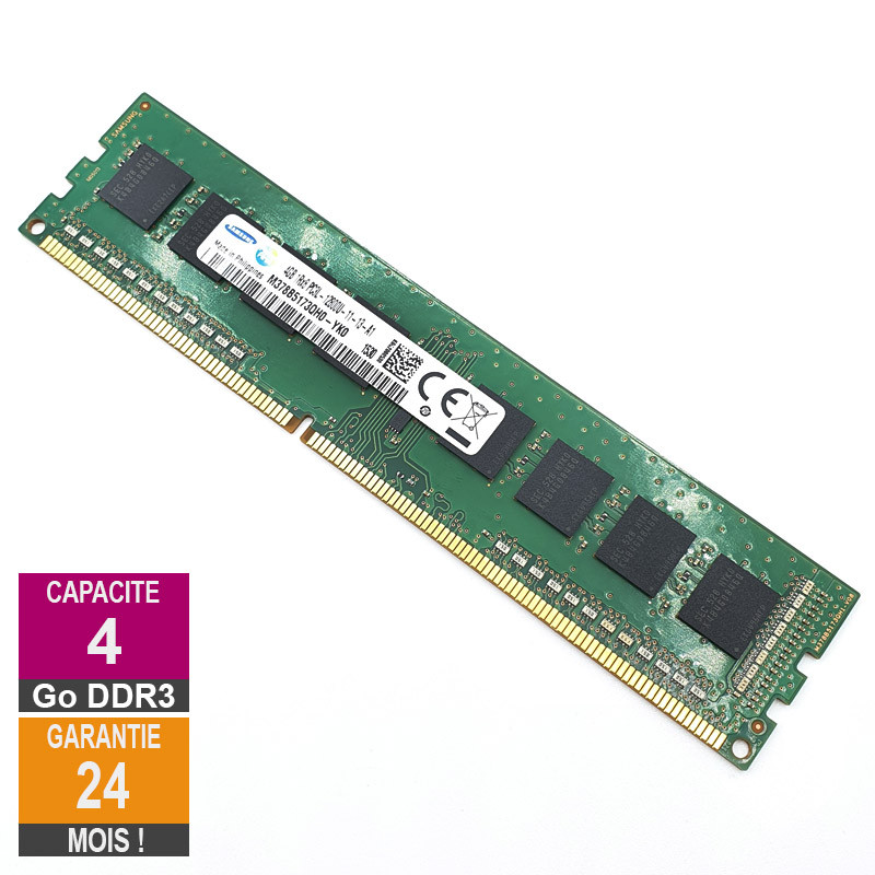 Barrette Mémoire 4Go RAM DDR3