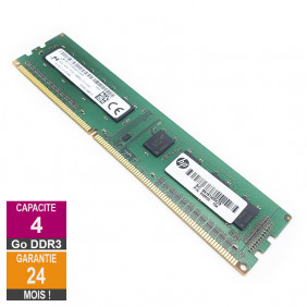 Barrette Mémoire 4Go RAM DDR3 Micron MT8KTF51264AZ-1G9P1 DIMM PC3L-14900U 1Rx8