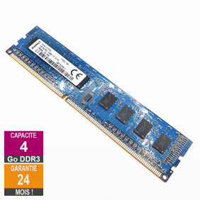 Barrette Mémoire 4Go RAM DDR3 Kingston HP698650-154-MCN DIMM PC3L-12800U 1Rx8