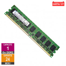 Barrette Mémoire 1Go RAM DDR2 Samsung M391T2953EZ3-CE6 DIMM PC2-5300E