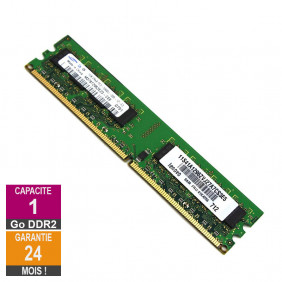 Barrette Mémoire 1Go RAM DDR2 Samsung M378T2953EZ3-CE6 DIMM PC2-5300U