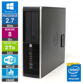 PC HP Elite 8200 SFF G630 2.70GHz 8Go/2To Wifi W10