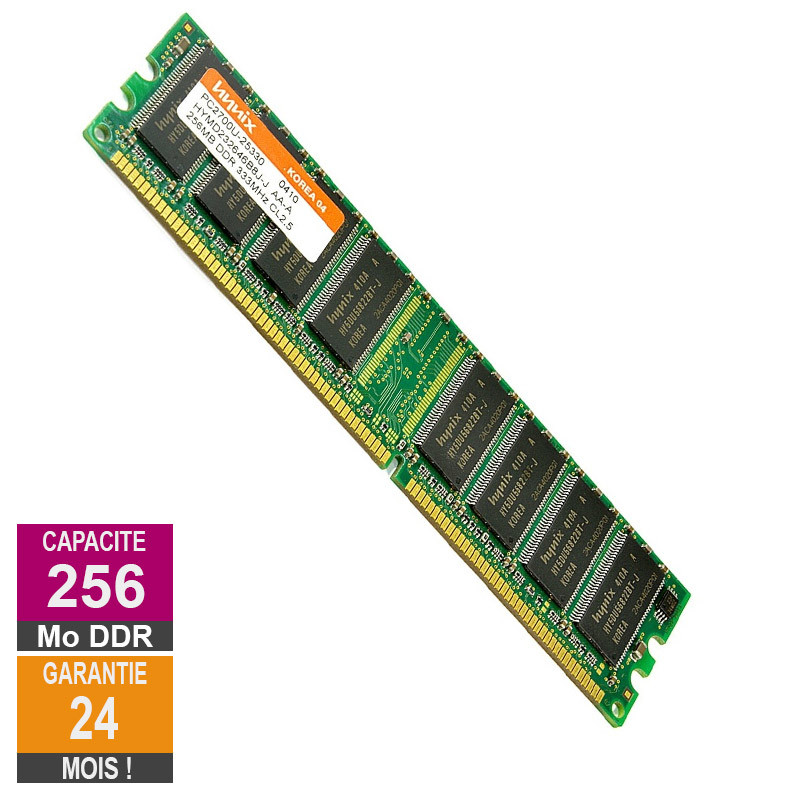 Barrette Mémoire 256Mo RAM DD
