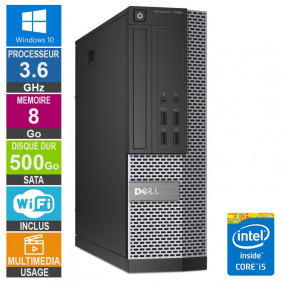 PC Dell 7020 SFF i5-4570 3.60GHz 8Go/500Go Wifi W10