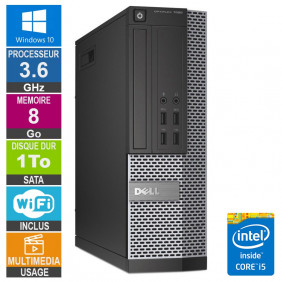 PC Dell 7020 SFF i5-4570 3.60GHz 8Go/1To Wifi W10