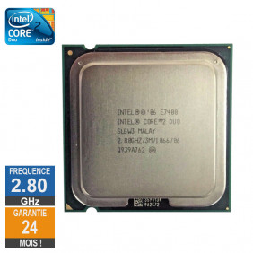 Processeur Intel Core 2 Duo E7400 2.80GHz SLGW3 LGA775 3Mo