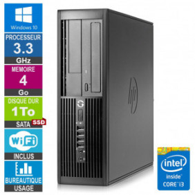 PC HP Pro 4300 SFF i3-3220 3.30GHz 4Go/1To SSD Wifi W10