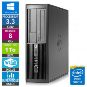 PC HP Pro 4300 SFF i3-3220 3.30GHz 8Go/1To Wifi W10