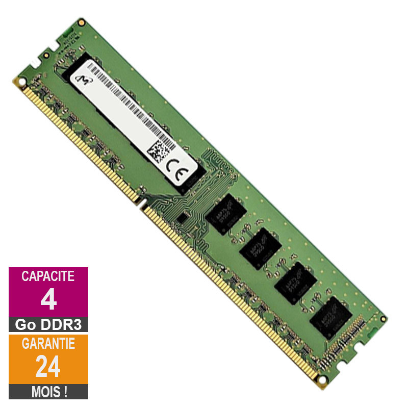 RAM Memory 4GB DDR3 Micron MT16KTF51264AZ-1G6M1 PC3L-12800U 1600MHz 2Rx8 RAM Memory 4GB DDR3 Micron...