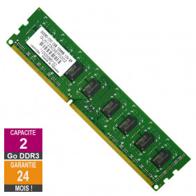 Barrette Mémoire 2Go RAM DDR3 Unifosa GU512303EP0202 DIMM PC3-10600U 1333MHz 2Rx8