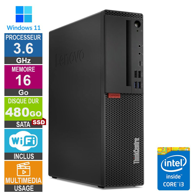 PC Lenovo M720s i3-8100 3.60GH