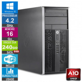 PC HP 6305 MT A10-5800B 4.20GHz 16Go/240Go SSD Wifi W10
