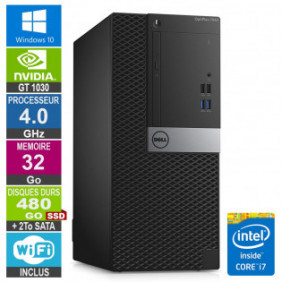 PC Gamer LPG-7040 i7-6700 4.00GHz 32Go/480Go SSD + 2To/GT 1030