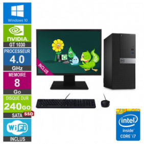 PC Gamer LPG-7040 i7-6700 4.00GHz 8Go/240Go SSD/GT 1030/22"