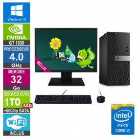 PC Gamer LPG-7040 i7-6700 4.00GHz 32Go/1To SSD + 500Go/GT 1030/22"