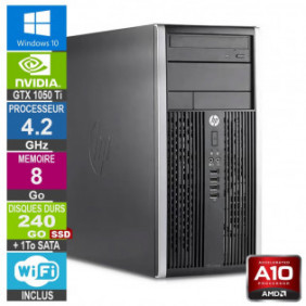 PC Gamer LPG-6305MT A10-5800B 4.20GHz 8Go/240Go SSD + 1To/GTX 1050 TI