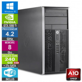 PC Gamer LPG-6305MT A10-5800B 4.20GHz 8Go/240Go SSD + 2To/GTX 1050 TI