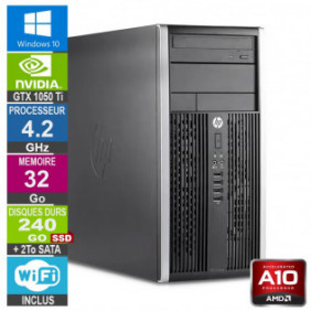 PC Gamer LPG-6305MT A10-5800B 4.20GHz 32Go/240Go SSD + 2To/GTX 1050 TI