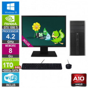 PC Gamer LPG-6305MT A10-5800B 4.20GHz 8Go/1To SSD + 500Go/GTX 1050 TI/22"