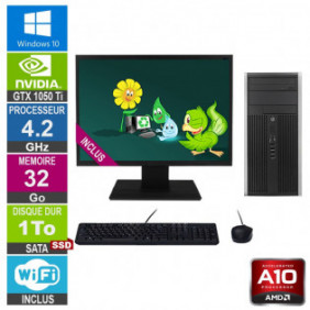 PC Gamer LPG-6305MT A10-5800B 4.20GHz 32Go/1To SSD/GTX 1050 TI/22"