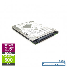 Disque Dur 500Go SATA 2.5 HGST HTS725050A7E635 7200rpm 8Mo PS4