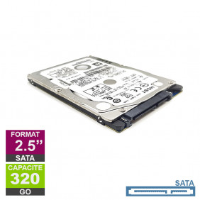 Disque Dur 320Go SATA 2.5 HGST HTS725032A7E630 7200rpm 32Mo PS4