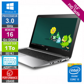 15.6" HP EliteBook 850 G3 Tactile i5-6300U 3GHz 16Go/1To SSD W10 AZERTY FR FHD