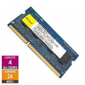 Barrette Mémoire 4Go RAM DDR3 Elixir M2S4G64CC88B4N-DI SO-DIMM PC3L-12800S 1Rx8