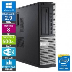 PC Dell 7010 DT G2020 2.90GHz 8Go/500Go Wifi W10