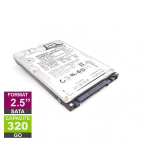 Disque Dur 320Go SATA 2.5 Western Digital WD3200BEKT-08PVMT1 7200rpm 16Mo