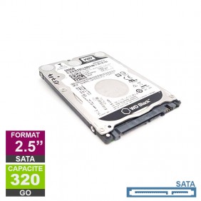 Disque Dur 320Go SATA 2.5 Western Digital WD3200LPLX-75ZNTT0 7200rpm 32Mo