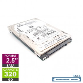 Disque Dur 320Go SATA 2.5 Toshiba MK3261GSY 7200rpm 8Mo