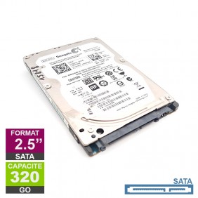 Disque Dur 320Go SATA 2.5 Seagate ST320LT009 7200rpm 16Mo