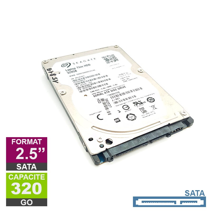 Disque Dur 320Go SATA 2.5 Seag