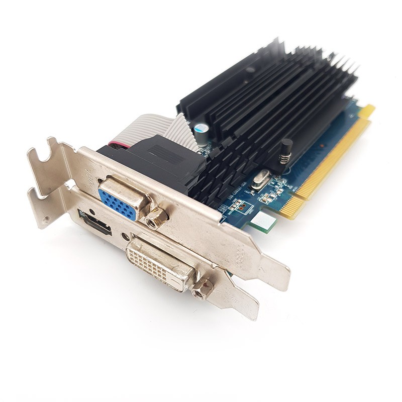 HD6450 Carte graphique HD DDR3 pour ordinateur de bureau 2 Go : :  Informatique