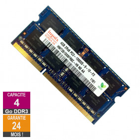 Barrette Mémoire 4Go RAM DDR3 Hynix HMT351S6BFR8C-H9 SO-DIMM PC3-10600 1333MHz 2Rx8